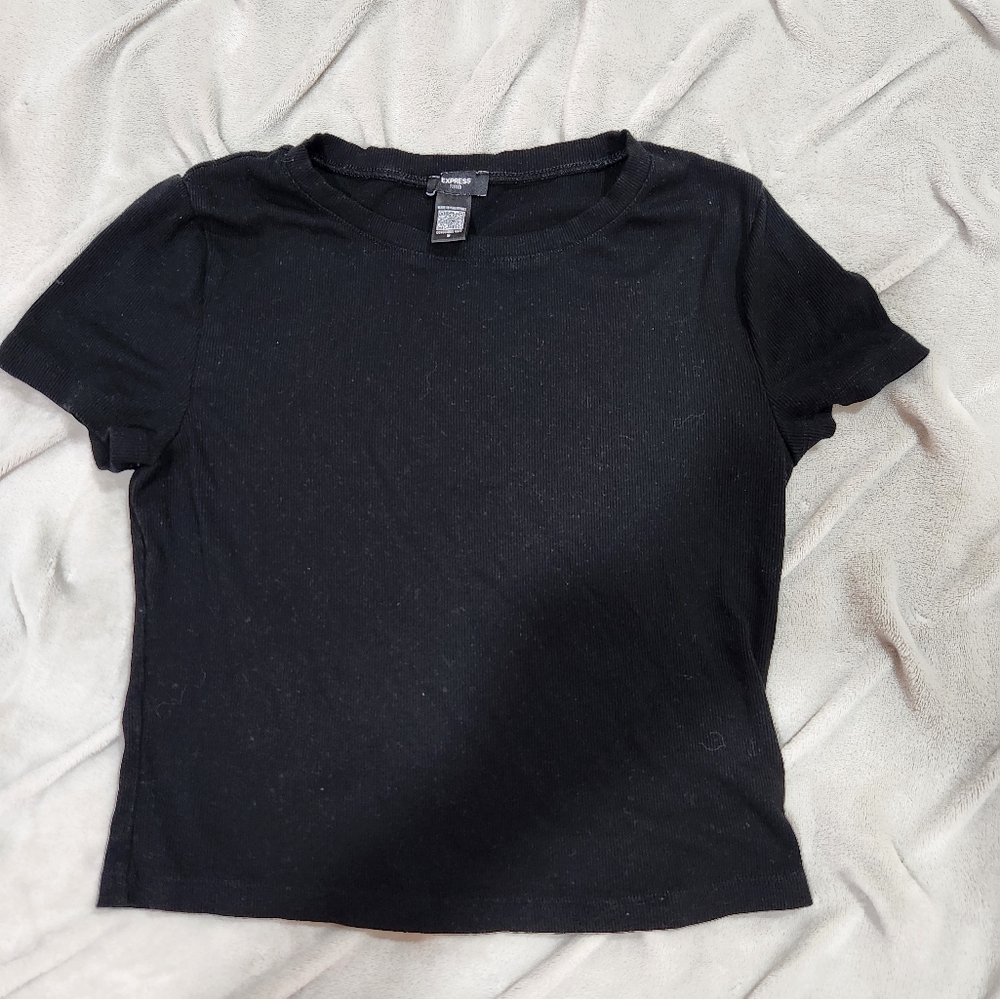 Express Black Tee